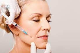Injecting collagen decreases the depth of a wrinkle