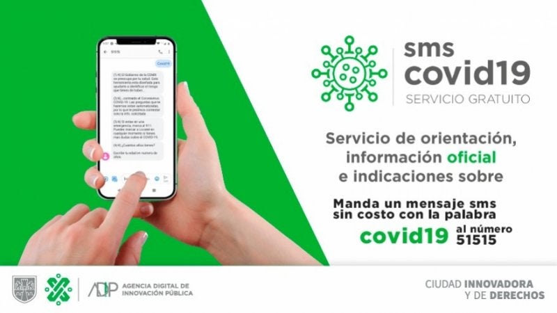 El gobierno de la CDMX lanzó nuevo sistema SMS-COVID19 para saber si tienes Coronavirus